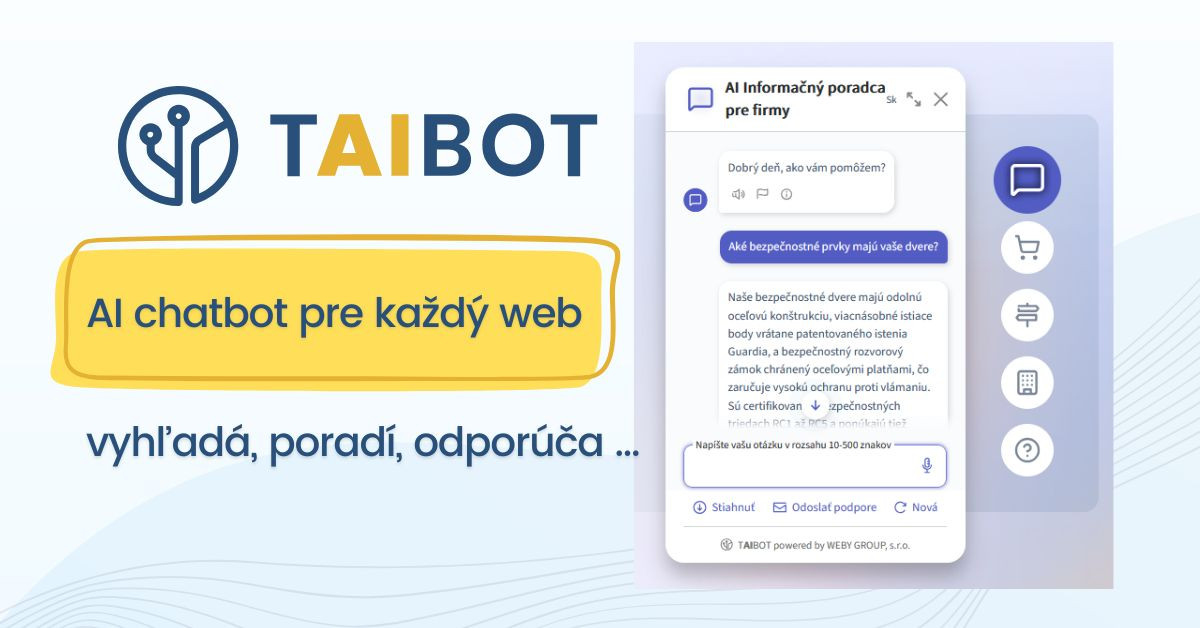 AI mení pravidlá hry. Posuňte sa do vyššej ligy s novou aktualizáciou WebyGroup AI mení pravidlá hry. Posuňte sa do vyššej ligy s novou aktualizáciou WebyGroup