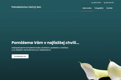 www.pohrebnictvovecnysen.sk