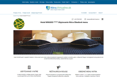 Nitra.Virtualne.sk  Hotel MIKADO